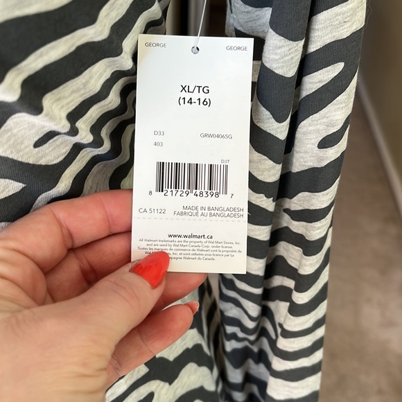 NWT - zebra print dress - Picture 2 of 6